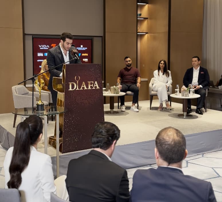 Mohab Ayoub being nominated for the title of Best Entrepreneur of The Year 2022